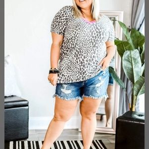 NWT Glitzy Girlz Outer Banks Curvy Top | Size 1x